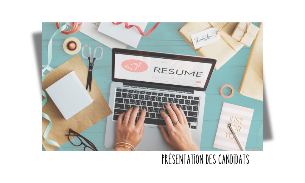 Présentation des candidats